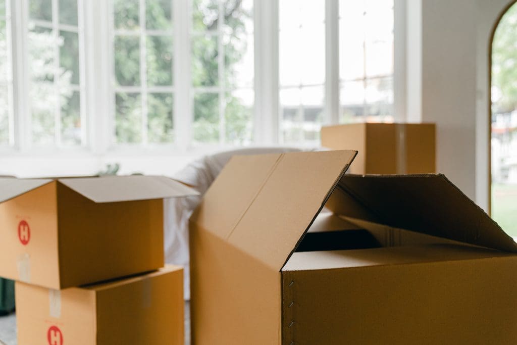 moving boxes, moving, determining the cost of a house