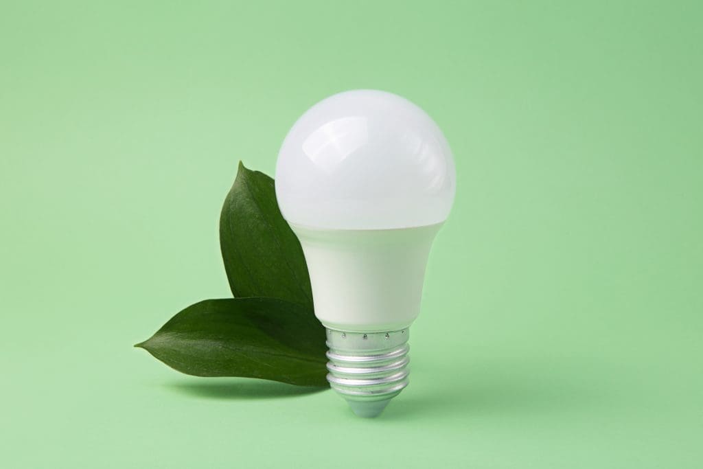 7 Ways to Reduce Your Carbon Footprint at Home.  LED Bulb 