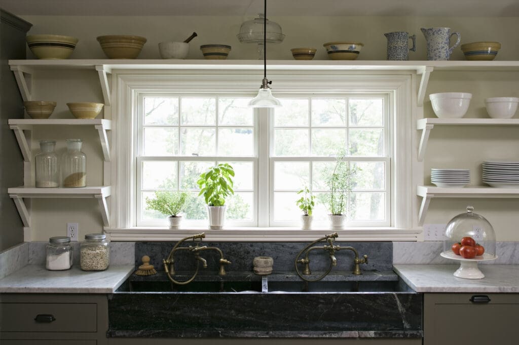 Exploring Popular Home Styles and Architectural Features:  Farmhouse kitchen 