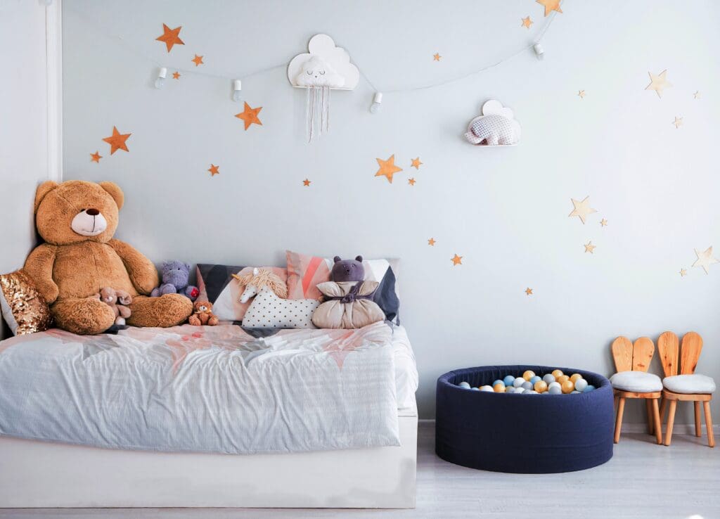 Expert Tips for Designing a Kid-Friendly and Stylish Home:  Accent walls