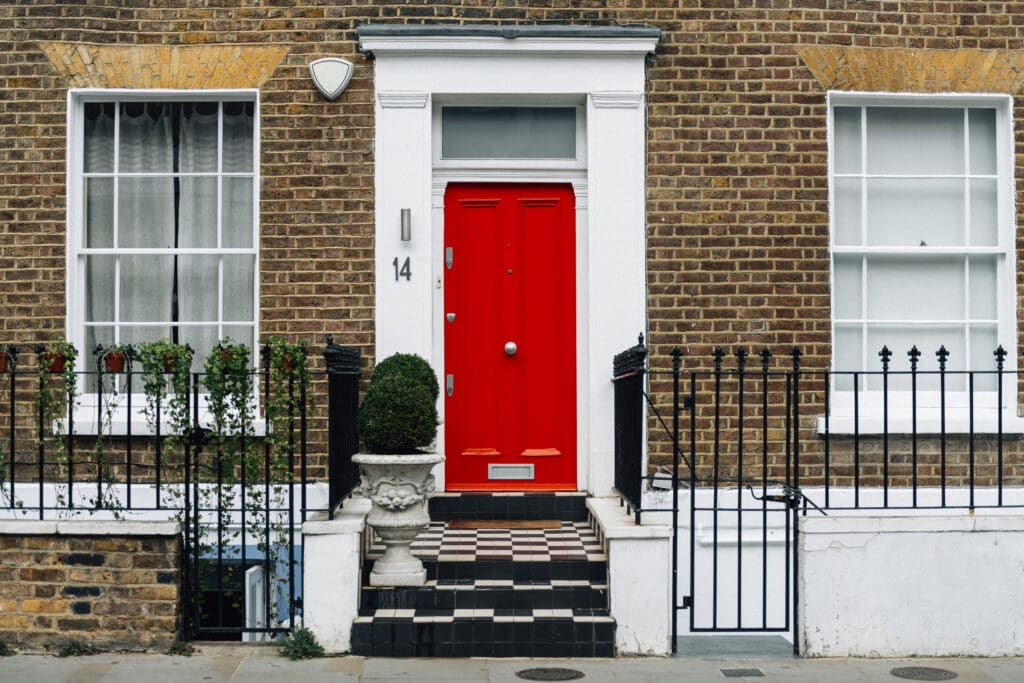5 Ways to Make Your House Stand Out When Listing it for Sale: Bright Front Door
