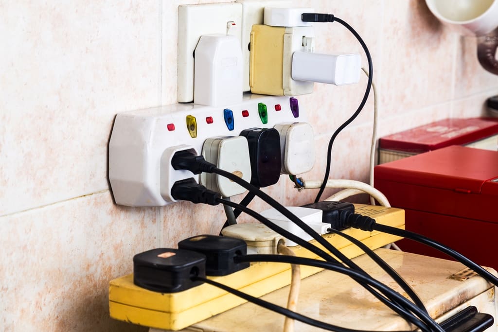 Electrical Safety at Home: Identifying and Preventing Common Issues:  Overloaded Outlets