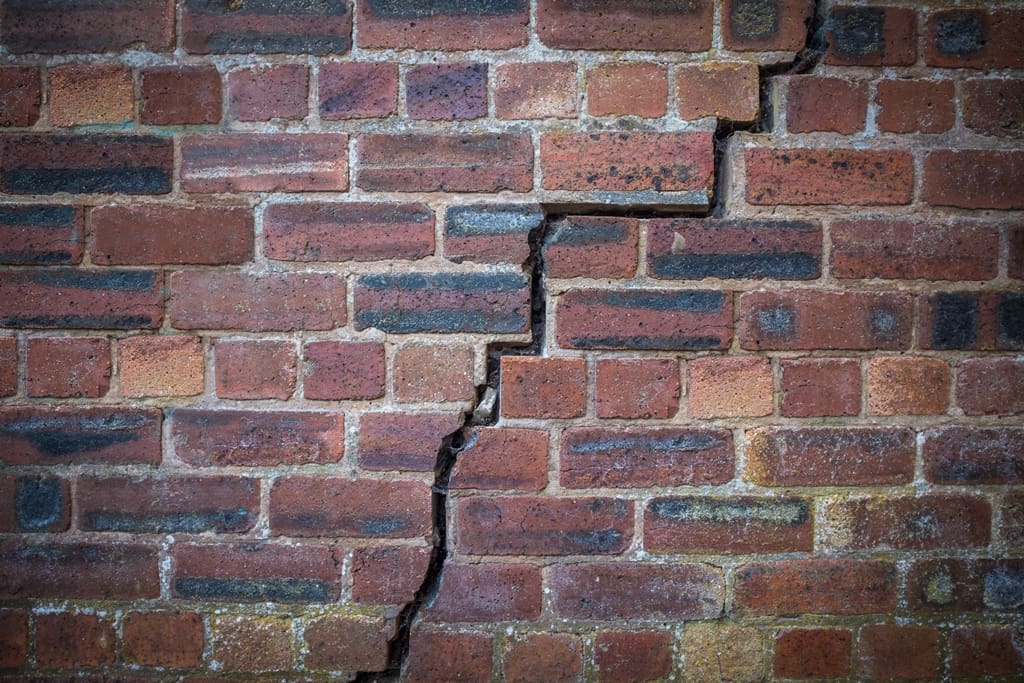 Warning Signs of Foundation Damage in a Home:  Visible Exterior Cracks