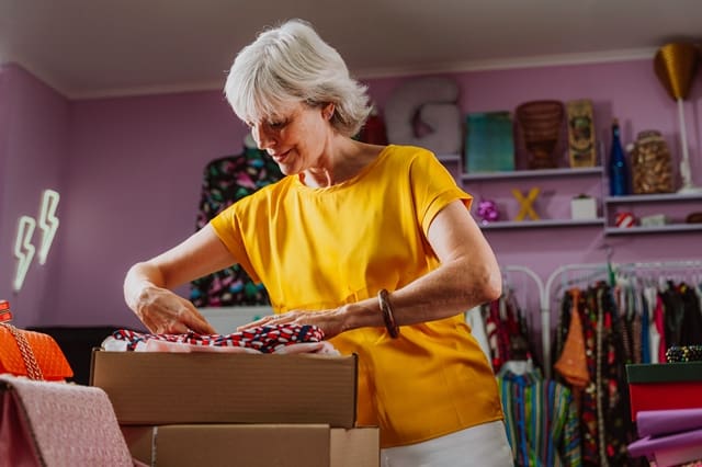 6 Downsizing Tips for Empty Nesters:  Packing tips
