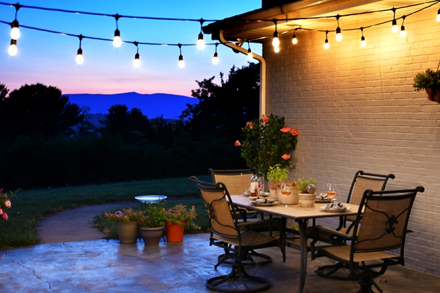 Brighten Your Home Sale: The Benefits of Landscape Lighting:  Patio Lighting
